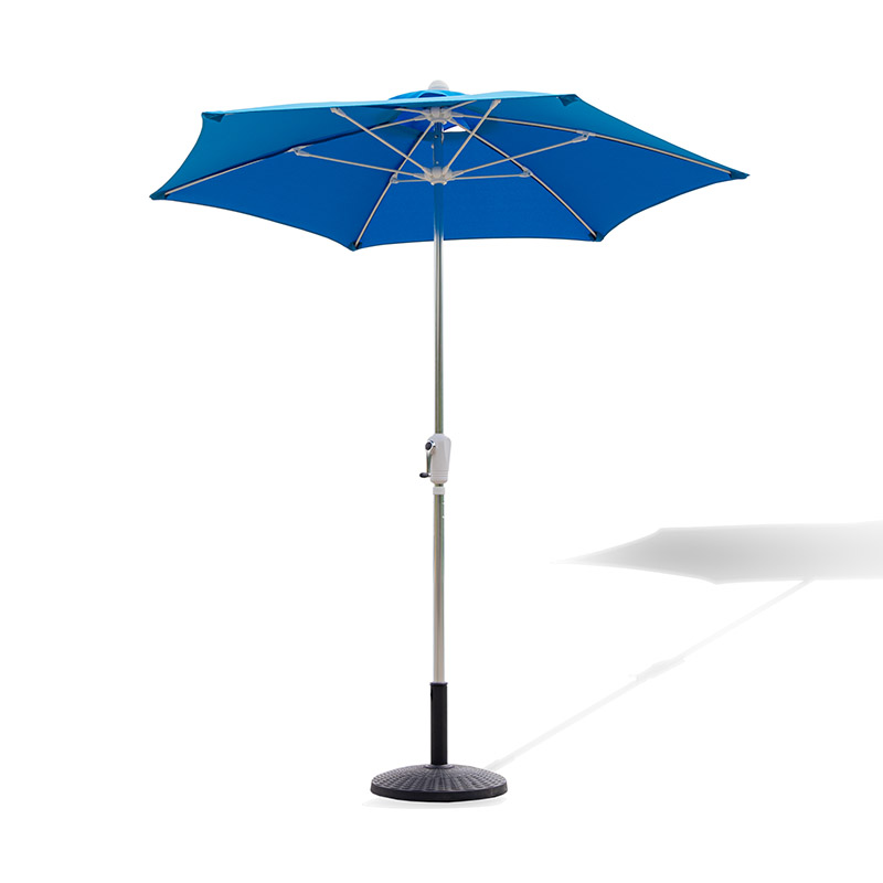 Straight Compact Patio Umbrellas With Lifting Handle