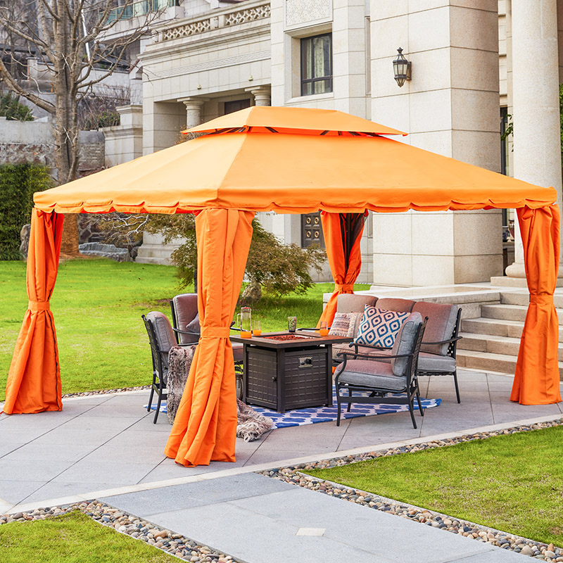 Outdoor Garden Aluminium Pergola with Adjustable Louvres for Comfort