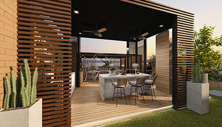 Technological innovation promotes the upgrading of pavilion functions.